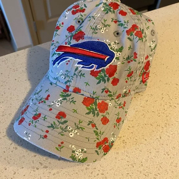 NWT Buffalo Bills Floral Baseball Cap royal-buffalo-bills-tonal-  main image 3